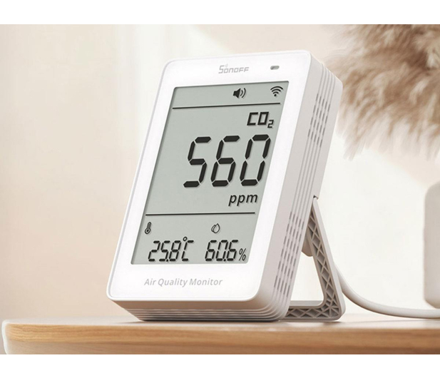 Sonoff Miernik jakości powietrza WiFi LCD AirGuard CO2 SAWF-08P - 1534492 - zdjęcie 5